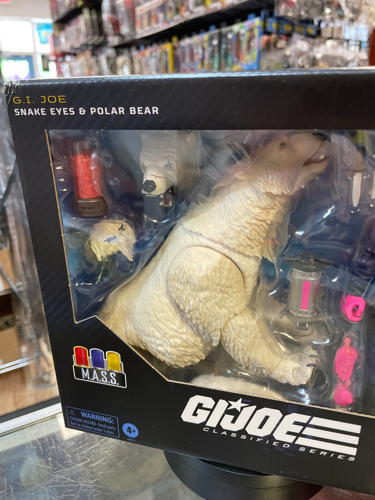 Snake Eyes & Polar Bear (GI Joe Classified Series, Hasbro) SEALED product image 5, provided for visual reference and product