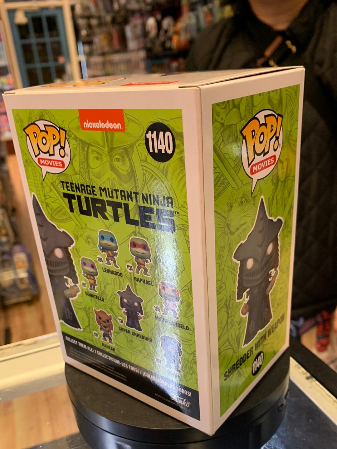 Shredder woth Weapon GITD #1140 (Funko Pop! TMNT Ninja Turtles) product image 7, provided for visual reference and product
