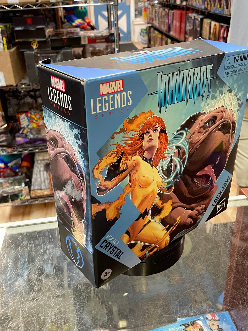 Lockjaw & Crystal (Marvel Legends, Hasbro) **SEALED** product image 3, provided for visual reference and product detail