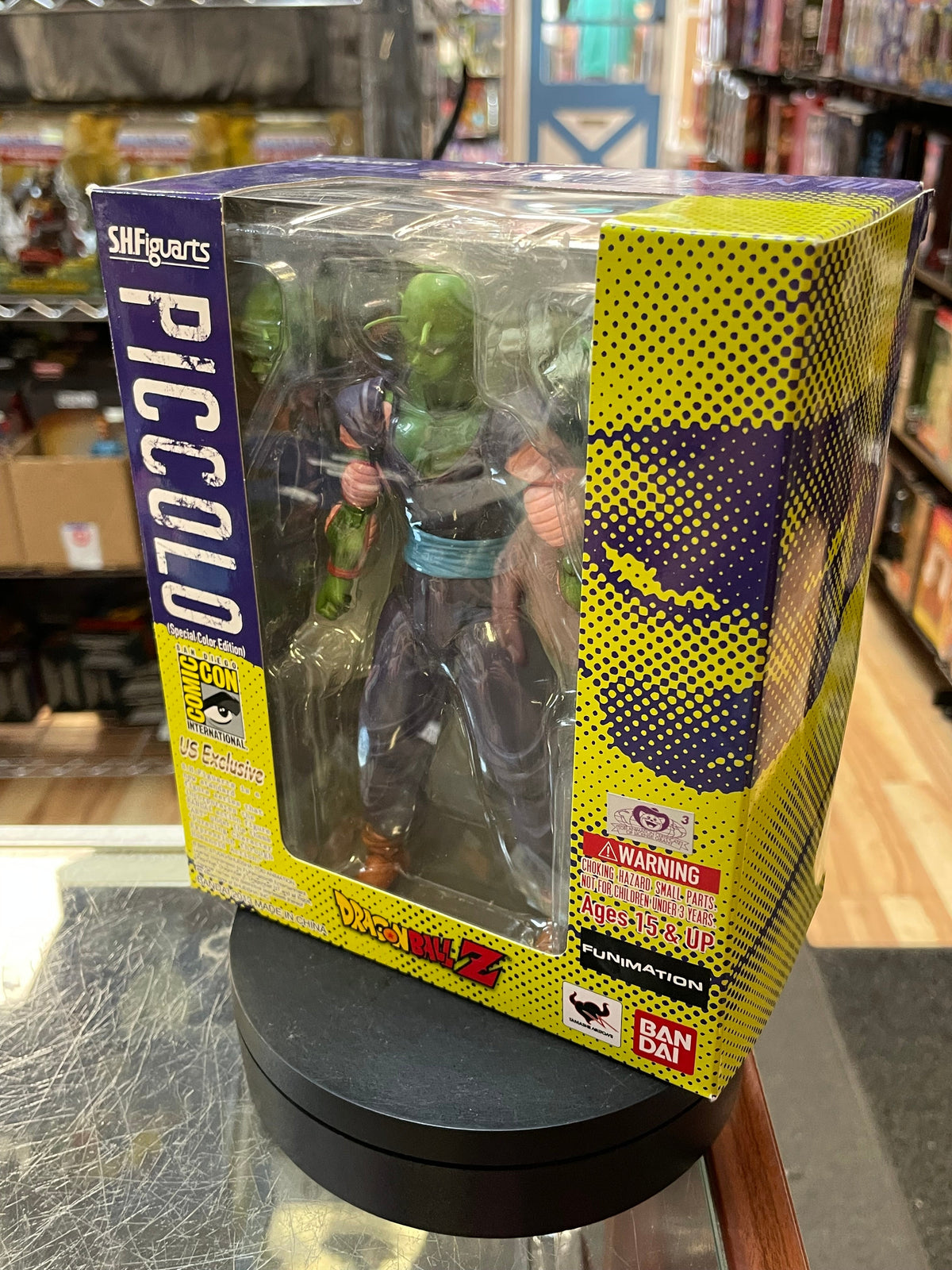 Piccolo Special Color Edition SDCC Exclusive (Dragon Ball Z, Bandai SH Figuarts) COMPLETE product image 6, provided for