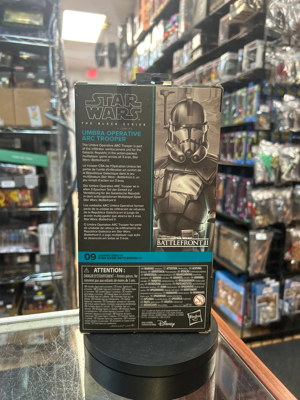 Umbra Operative ARC Trooper (Star Wars Black Series, Hasbro) **SEALED** product image 4, provided for visual reference and