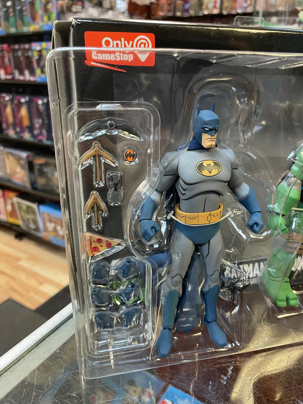 Batman & Leonardo 2 Pack (Batman Vs Teenage Ninja Turtles, DC Collectibles) NEW/OPEN product image 4, provided for visual