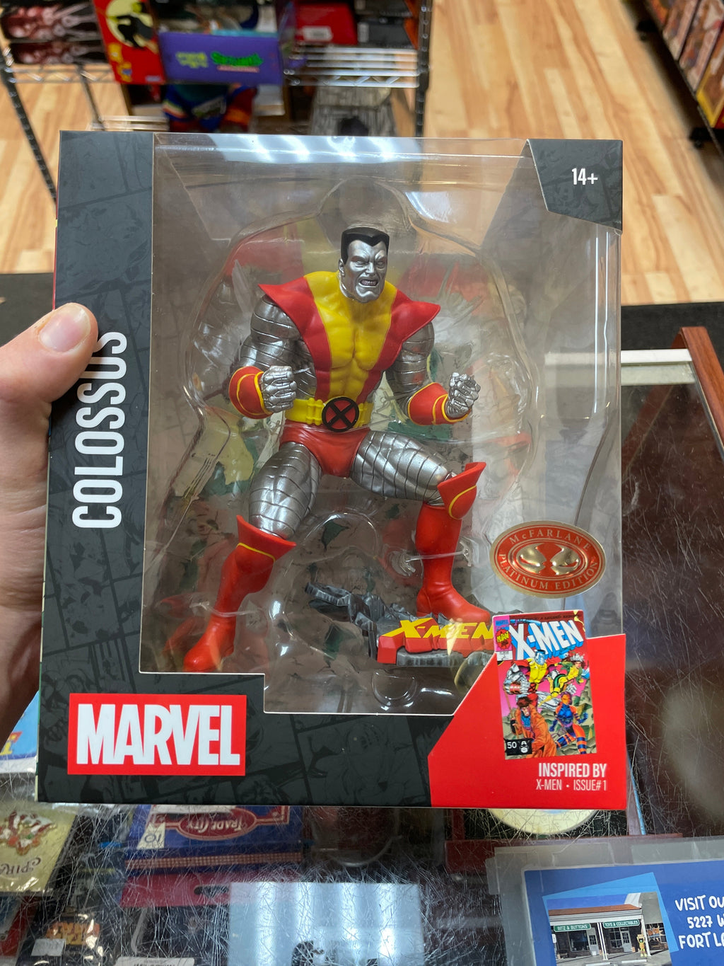 Colossus Statue -Platinum- (Marvel, McFarlane) **SEALED** product image 4, provided for visual reference and product detail