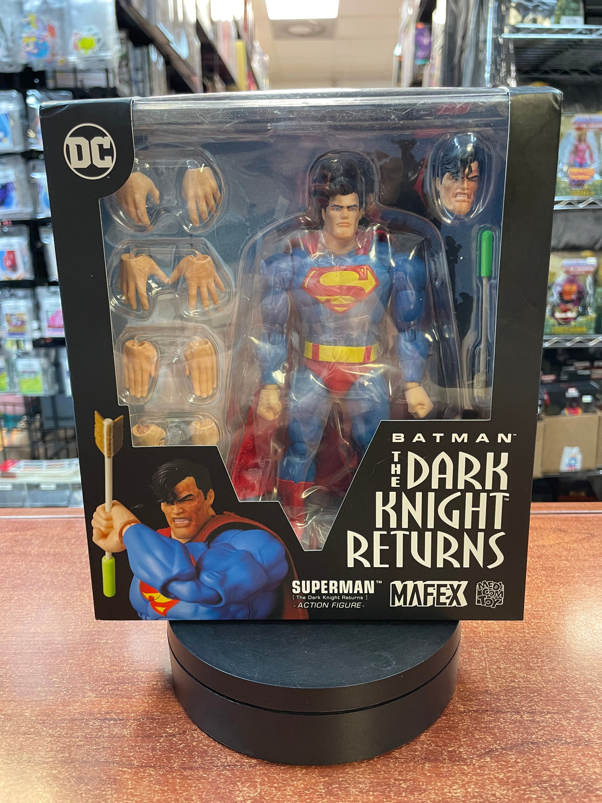 Superman TDKR No.161 (The Dark Knight Returns, DC Medicom Mafex) SEALED product image 1, provided for visual reference and