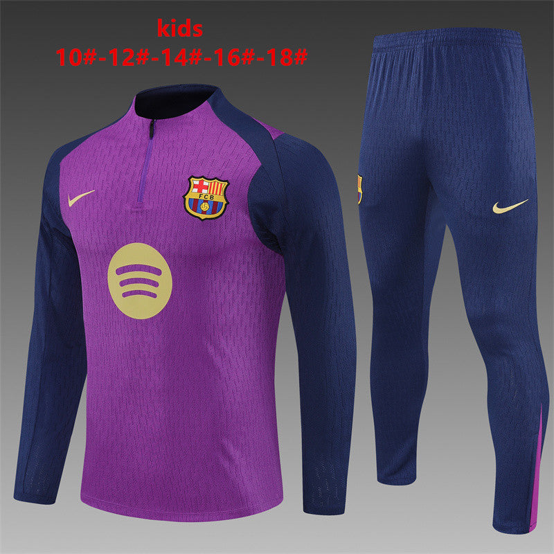 Kids Barcelona Training Tracksuits 25/26 Football Kit product image 1