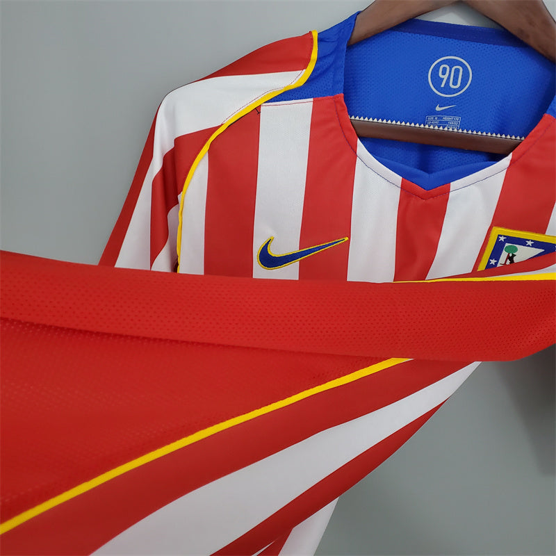 Atletico Madrid Jersey Home kit 2004/05 Retro Football Team product image 7