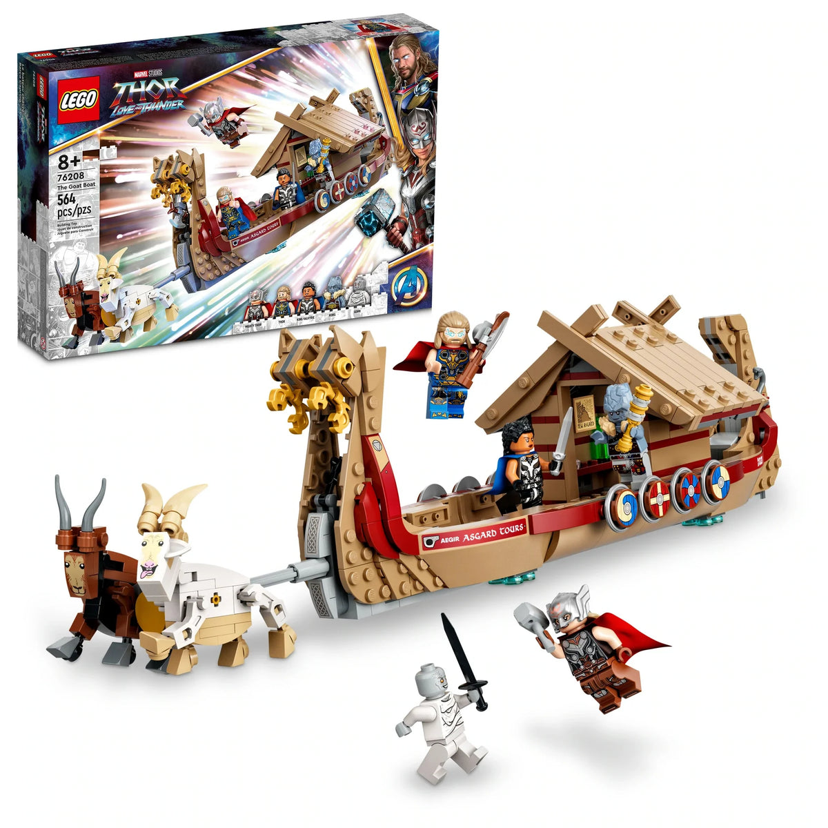 76208 The Goat Boat (Retired) (New Sealed) product image 1, provided for visual reference and product detail review