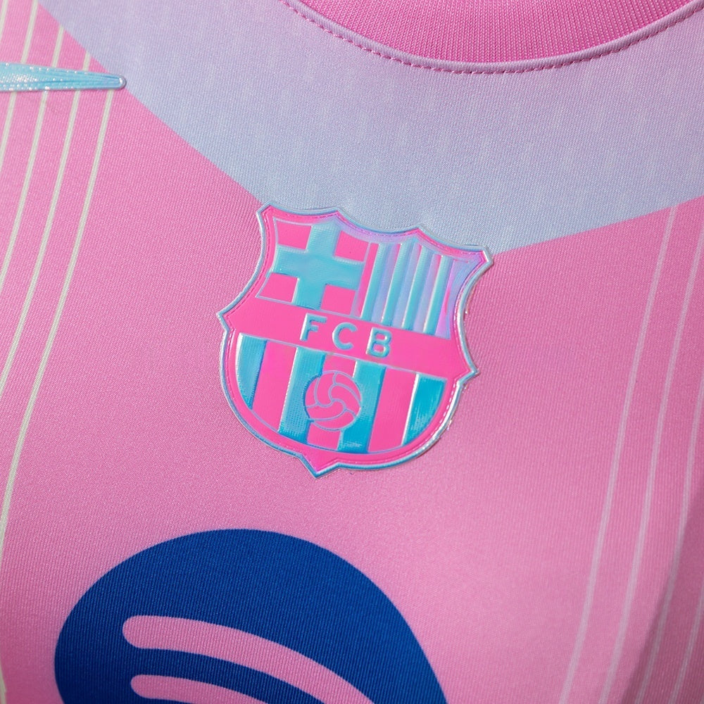 Women Barcelona Pink Vest 25/26 Football Kit Soccer Shirt product image 5