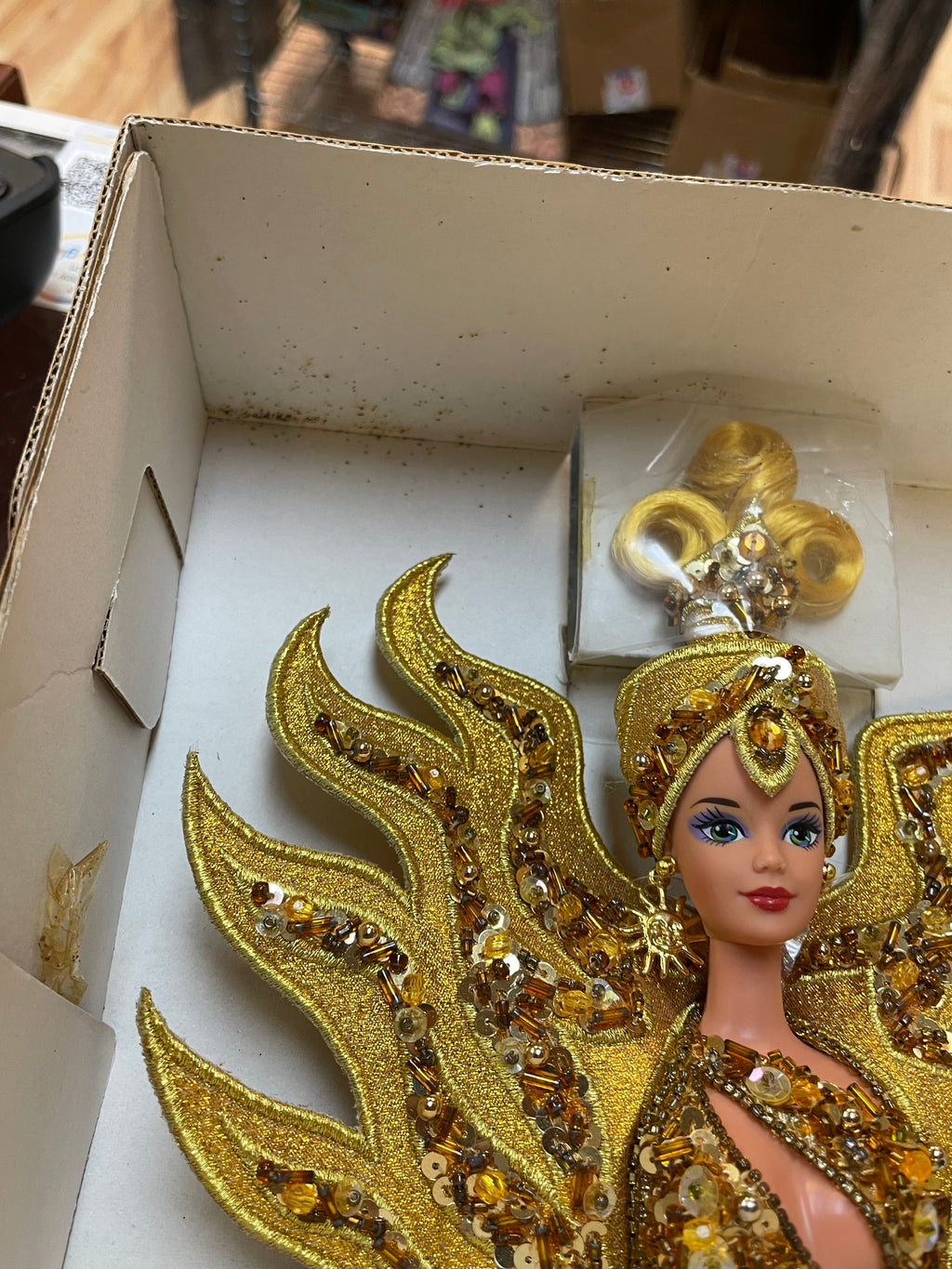 Goddess Of The Sun -ZZ- #14056 (Barbie, Mattel) **Sealed** product image 10, provided for visual reference and product