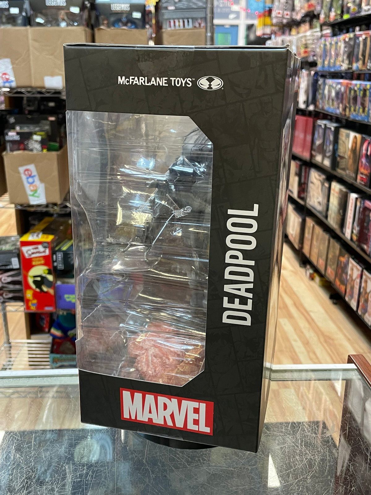 Deadpool 1/6 Statue -Platinum- (Marvel, McFarlane) **SEALED** product image 2, provided for visual reference and product