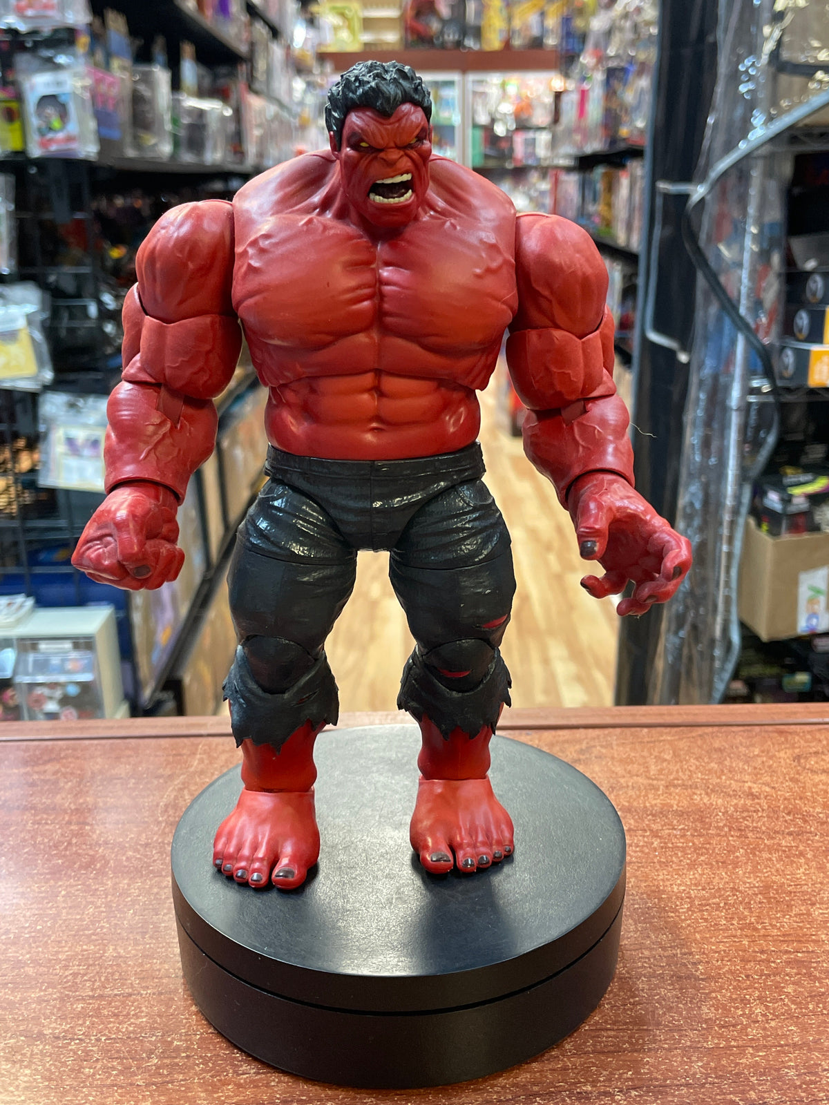 Red Hulk -DELUXE- (Marvel Legends, Hasbro) product image 1, provided for visual reference and product detail review