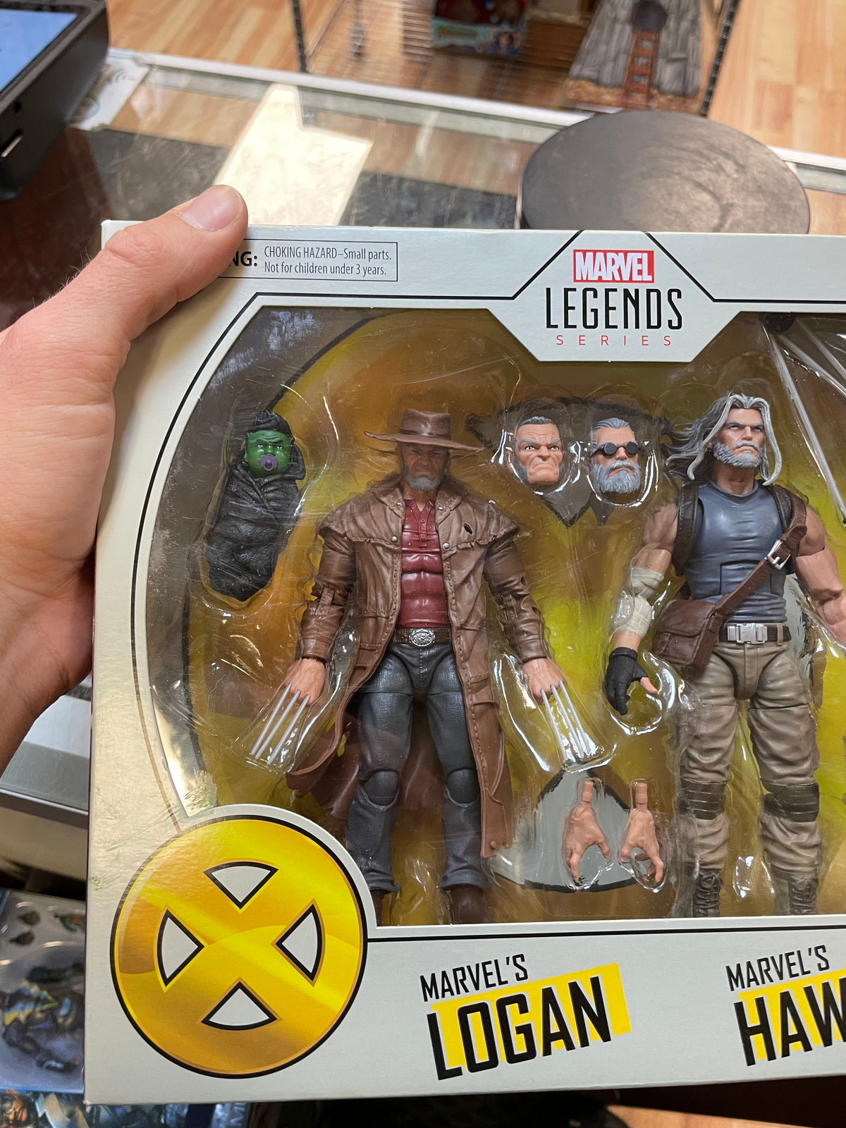 Logan & Hawkeye (Marvel Legends, Hasbro) **SEALED** product image 5, provided for visual reference and product detail review