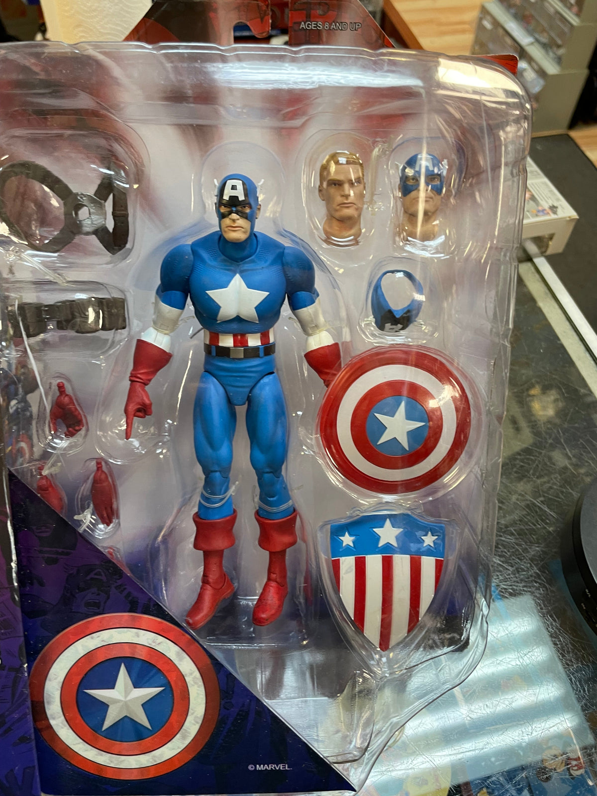Captain America -Classic- (Marvel Select, Diamond) **SEALED** product image 12, provided for visual reference and product