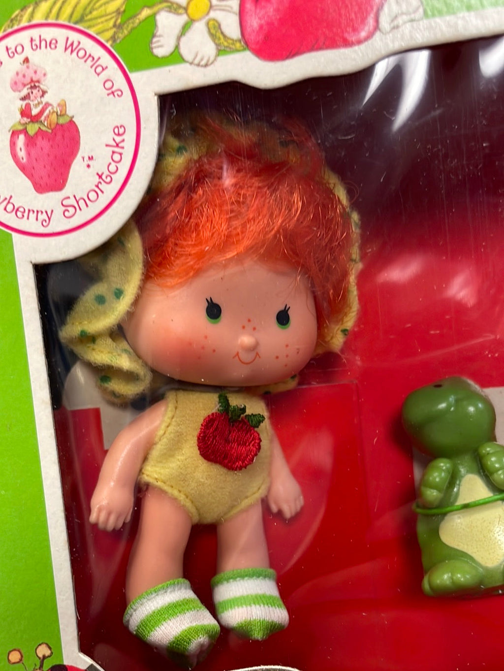 Apple Dumplin with Tea Time Turtle (Vintage Strawberry Shortcake, Kenner) Sealed product image 12, provided for visual
