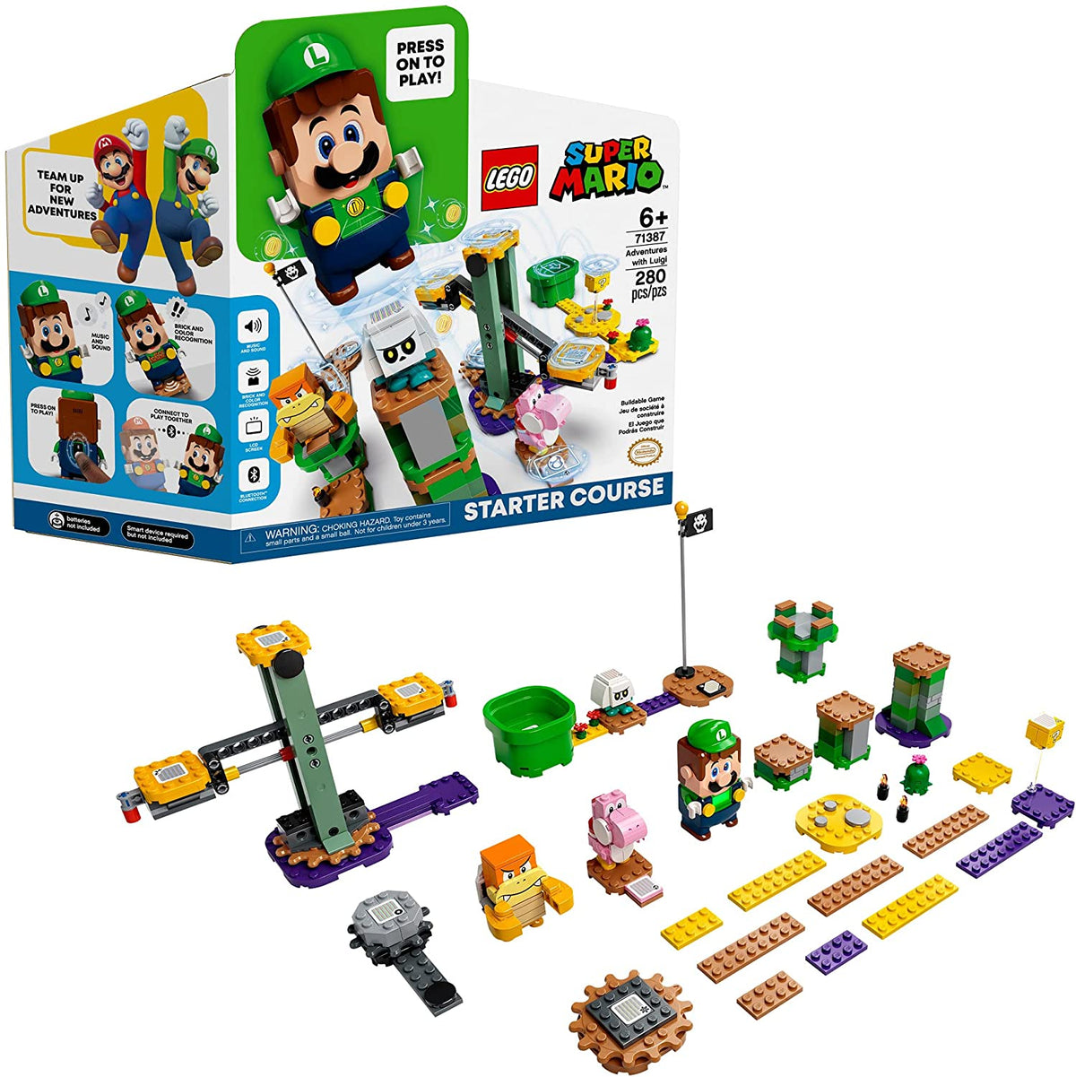 71387 Adventures with Luigi Starter Course (Retired) (New Sealed) product image 1, provided for visual reference and product