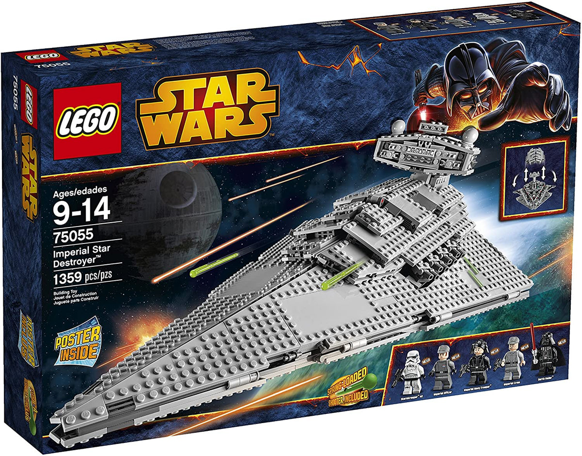 75055 Imperial Star Destroyer (Retired) (New Sealed) product image 1, provided for visual reference and product detail review