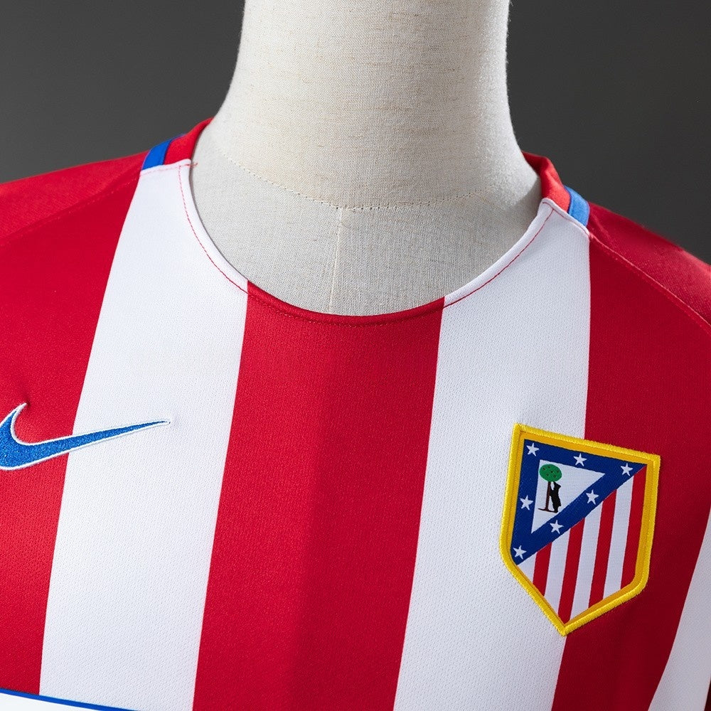 Atletico Madrid Jersey 2016-17 Home Retro Football Kit product image 8