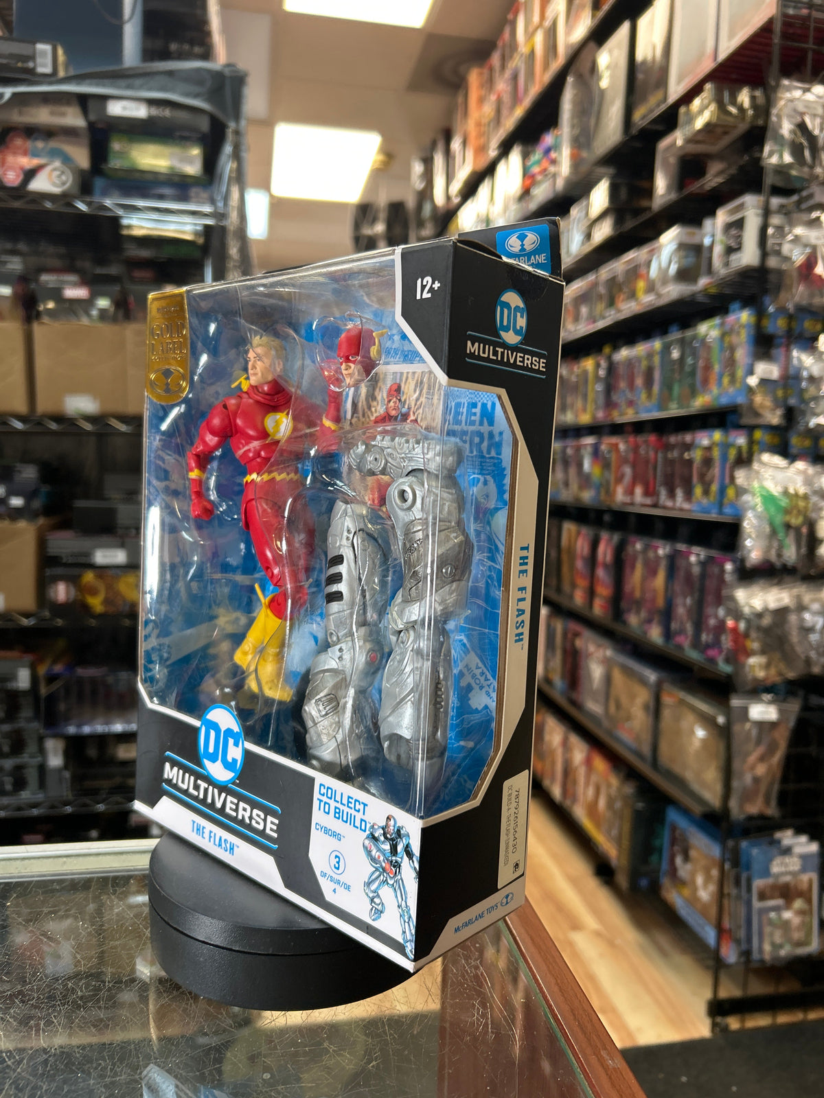 Flash -BAF Cyborg- (DC Multiverse, McFarlane) **SEALED** product image 6, provided for visual reference and product detail