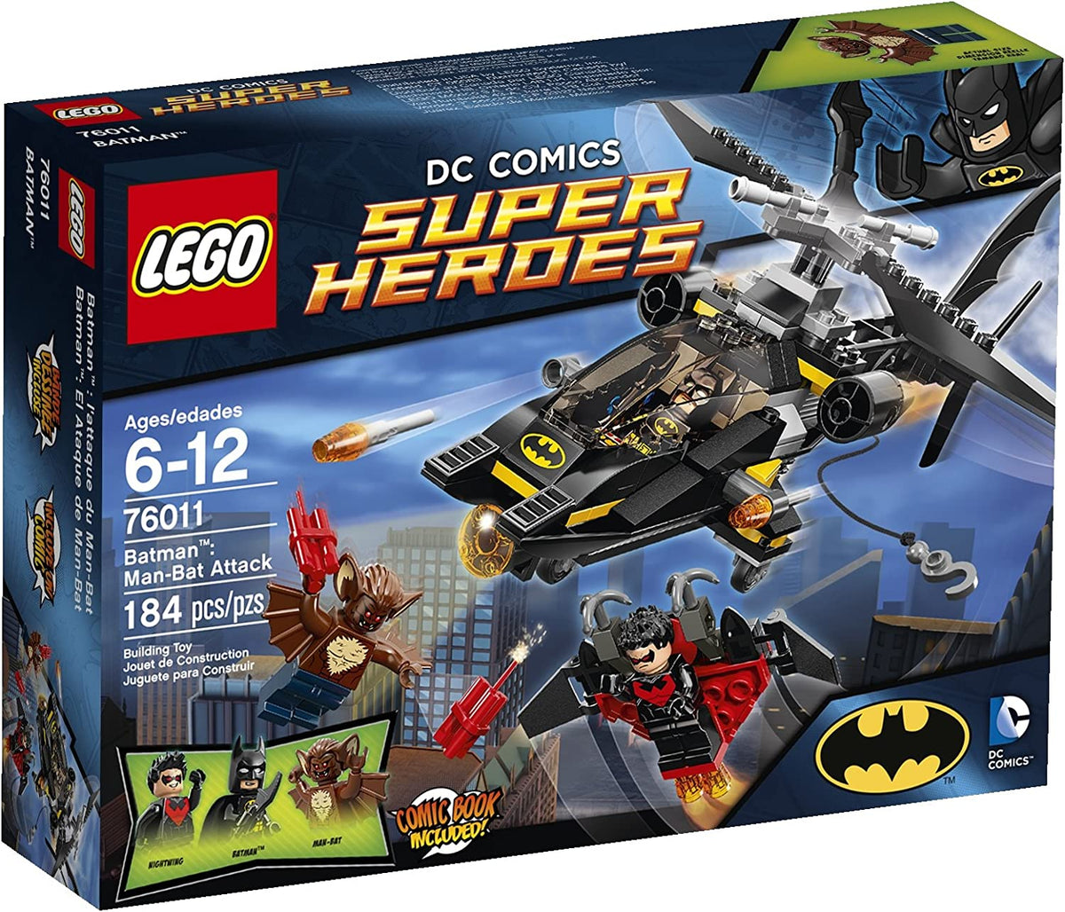 76011 Superheroes 76011 Batman: Man-Bat Attack (Retired) (New Sealed) product image 1, provided for visual reference and