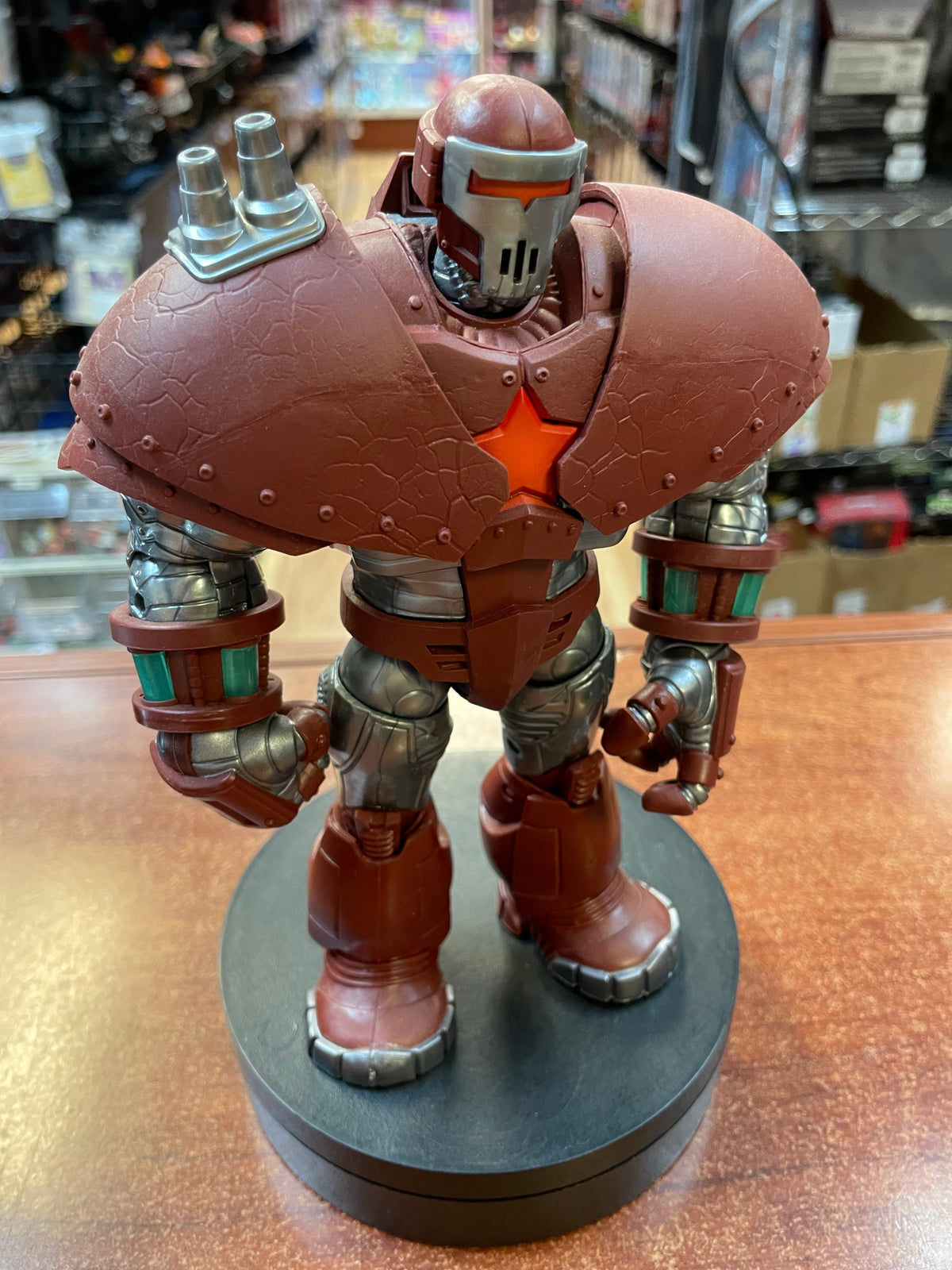 Crimson Dynamo -BAF- (Marvel Legends, Hasbro) **COMPLETE** product image 6, provided for visual reference and product detail