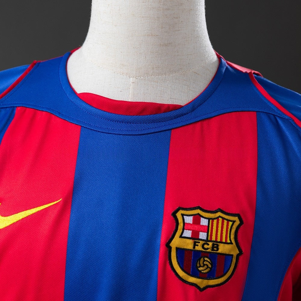 Barcelona Jersey 2004/05 Home Retro Football Kit product image 6