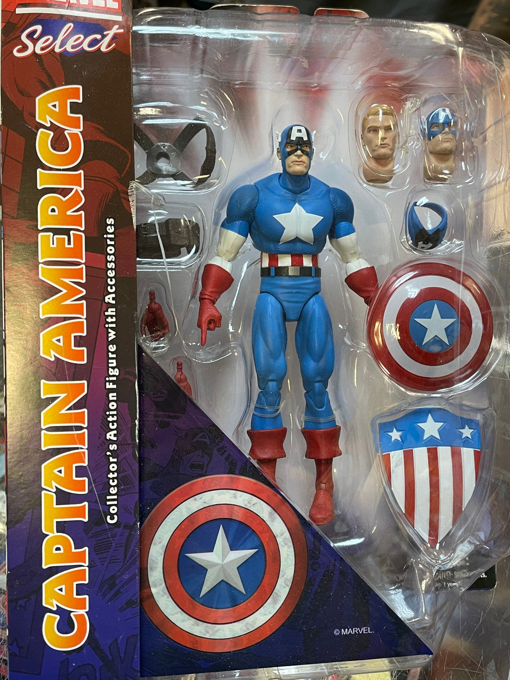Captain America -Classic- (Marvel Select, Diamond) **SEALED** product image 4, provided for visual reference and product