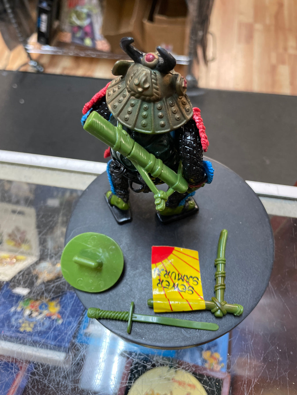 Samurai Leonardo 2457 (TMNT Ninja Turtles, Playmates) **COMPLETE** product image 5, provided for visual reference and