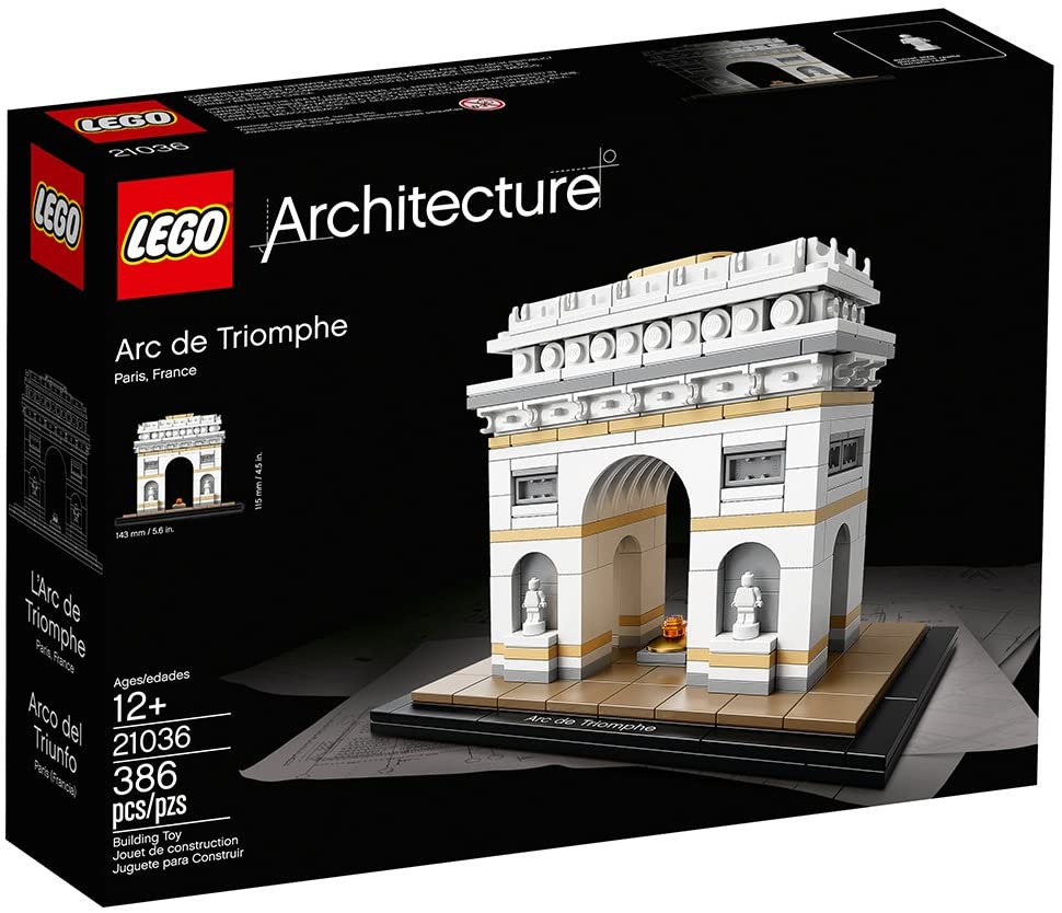 21036 Architecture Arc De Triomphe (Retired) (New Sealed) product image 1, provided for visual reference and product detail