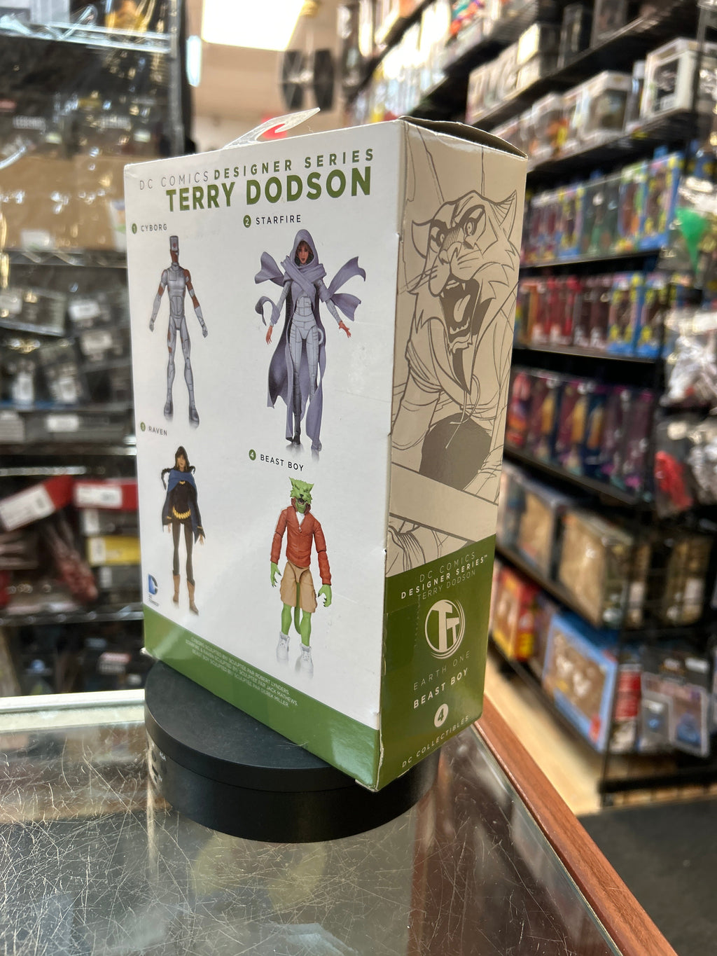 Beast Boy - Terry Dobson- (DC Direct, Designer Series) **SEALED** product image 3, provided for visual reference and product