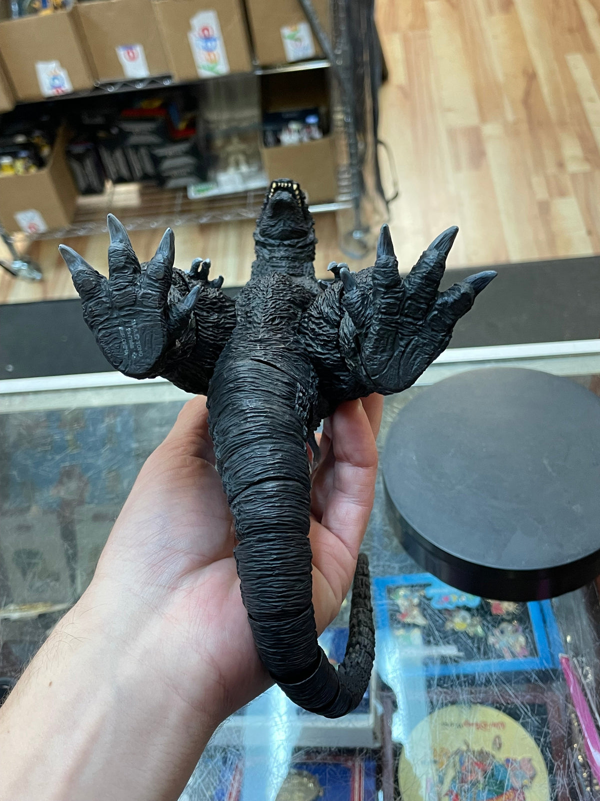 2001 Heat Ray Godzilla (Godzilla SH Monsterarts, Bandai) COMPLETE product image 5, provided for visual reference and product