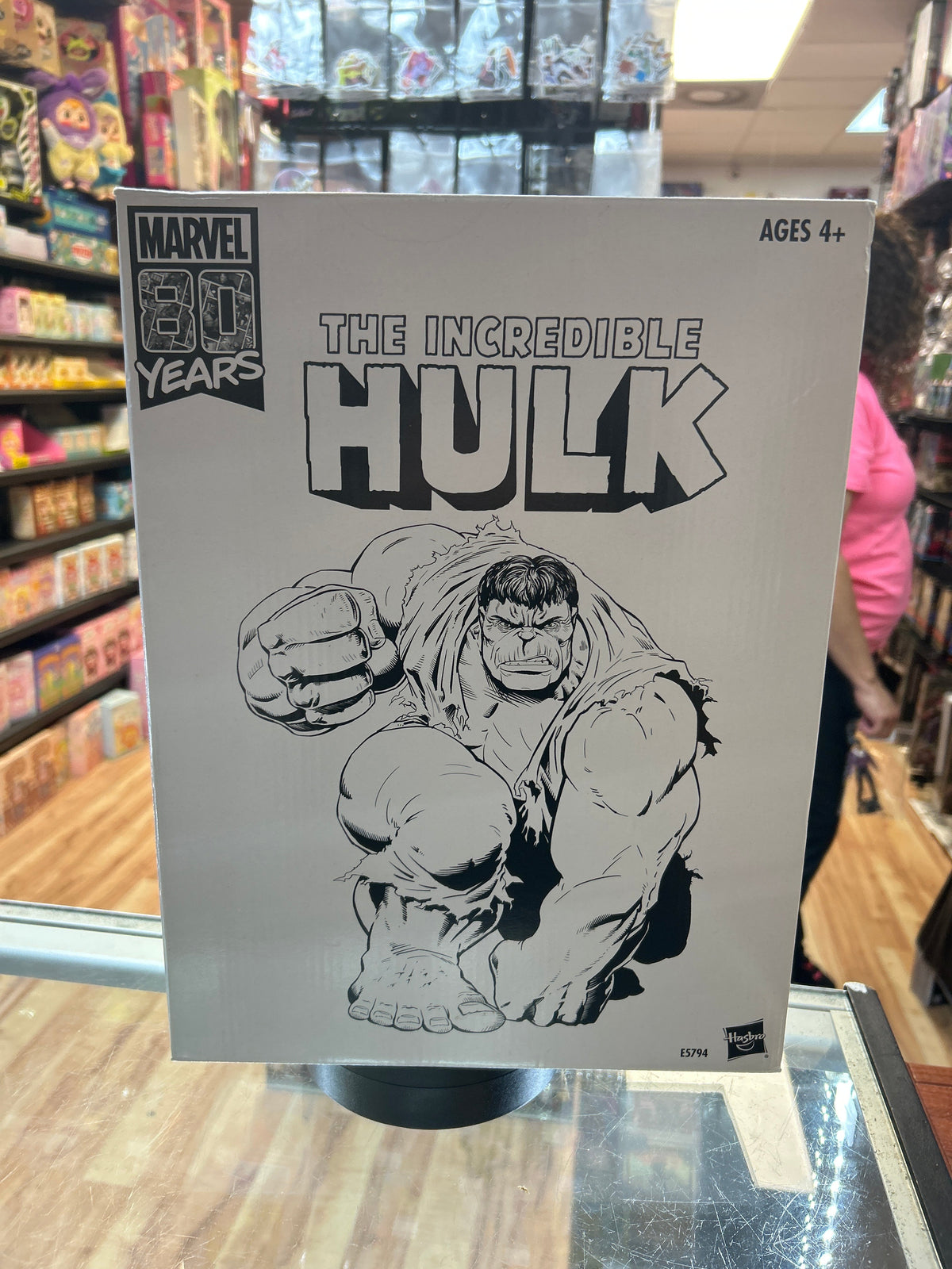 Incredible Hulk Grey Retro (Marvel Legends, Hasbro) *SEALED* product image 4, provided for visual reference and product