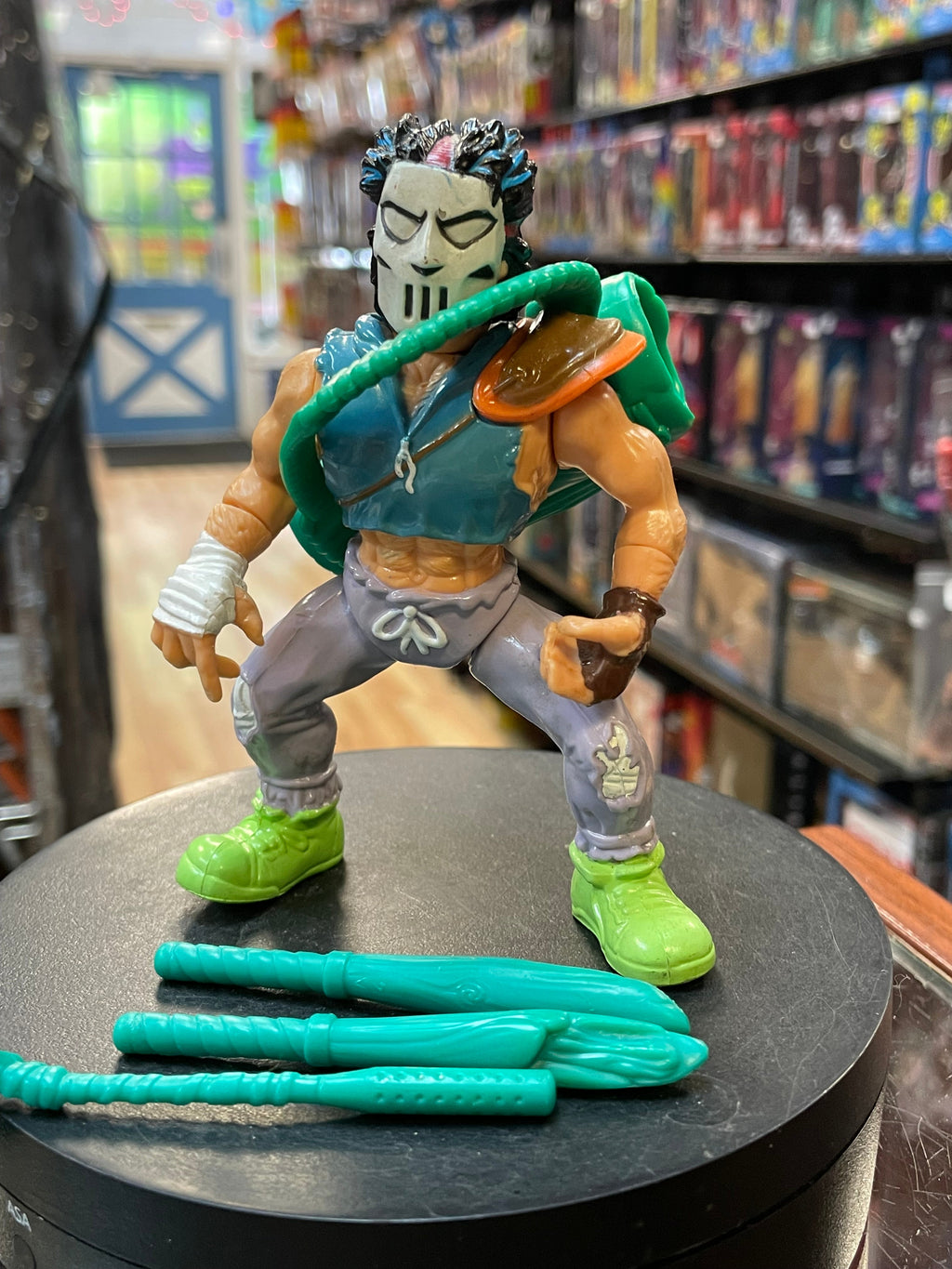 Casey Jones 2454 (TMNT Ninja Turtles, Playmates) **COMPLETE** product image 5, provided for visual reference and product