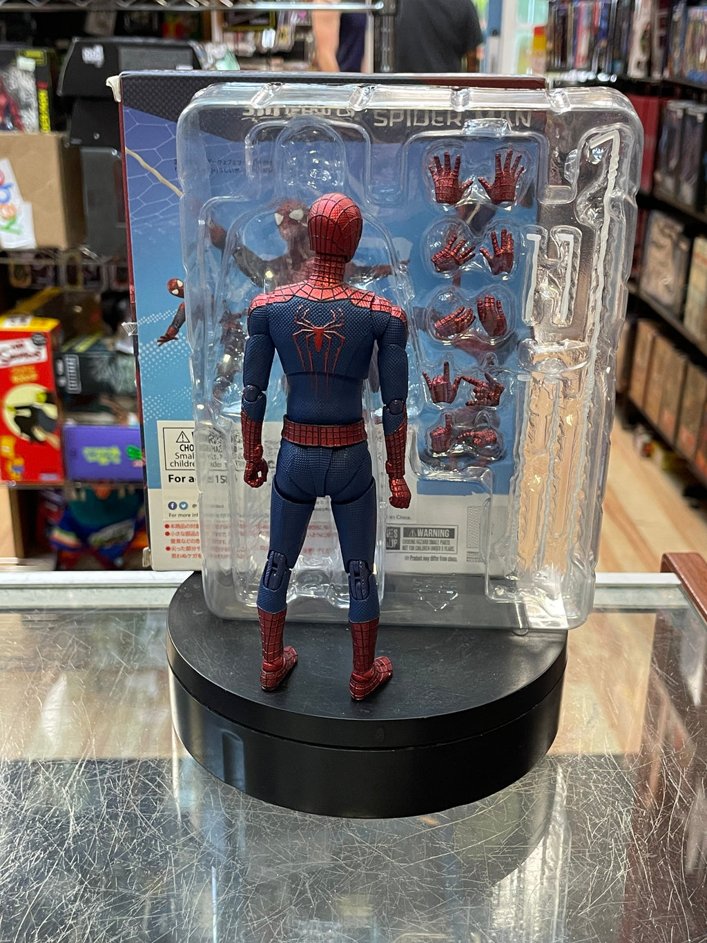 Andrew Garfield Spider-Man (Bandai Tamashii Nations, Marvel) COMPLETE product image 5, provided for visual reference and