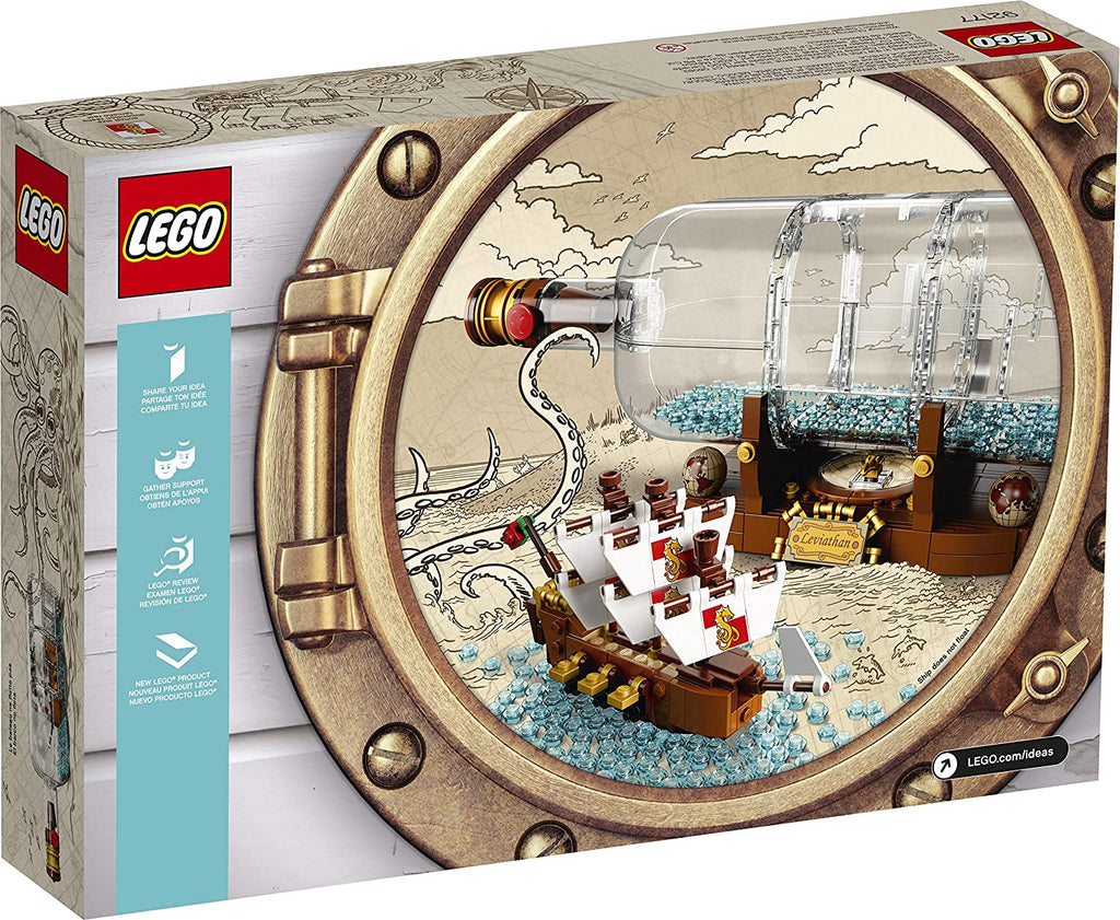 92177 Ship in a Bottle (Retired) (New Sealed) product image 2, provided for visual reference and product detail review