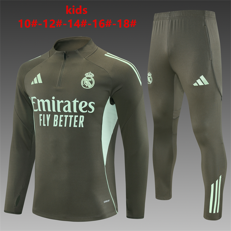 Kids Real Madrid Training Tracksuits 25/26 Football Kit product image 1