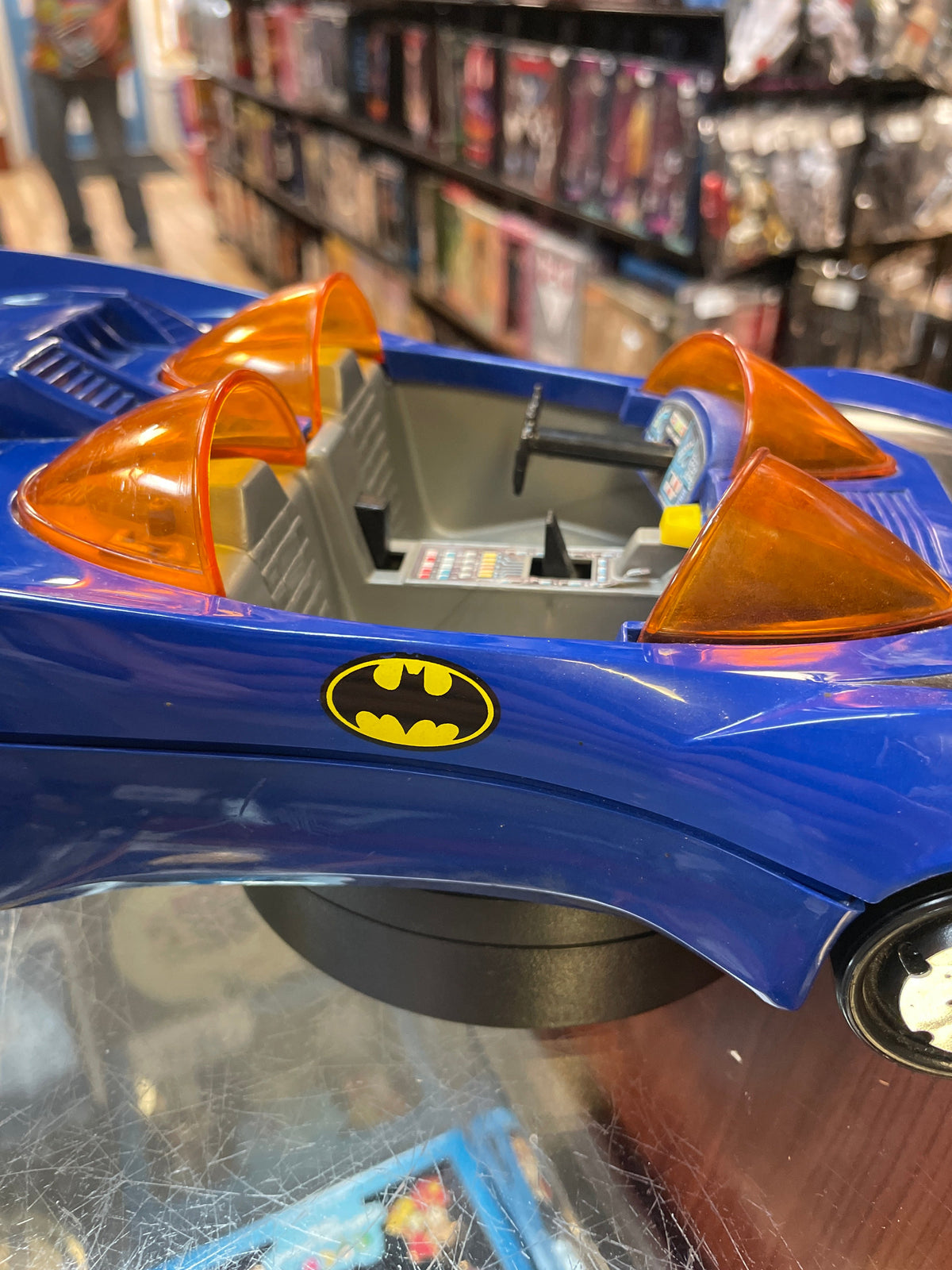 1984 DC Superpowers Batmobile (Vintage Batman, Kenner) COMPLETE product image 7, provided for visual reference and product