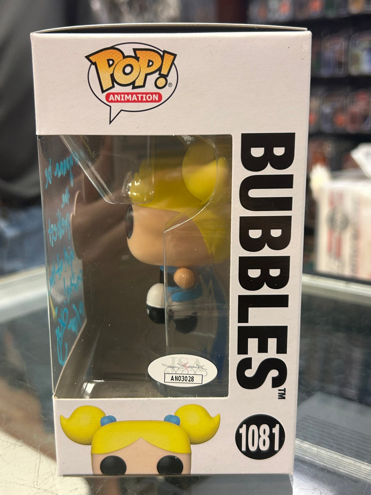 Bubbles signed by Tara Strong (Funko, Powerpuff girls) *JSA* product image 2, provided for visual reference and product
