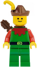 CAS140a Forestman - Red, Brown Hat, Yellow Feather, Quiver product image 1, provided for visual reference and product detail