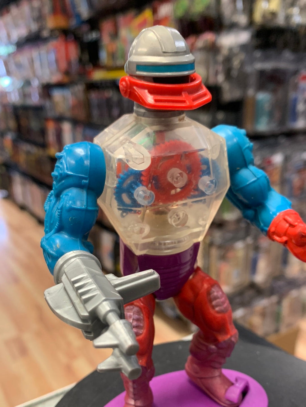 Roboto 7148 (Vintage MOTU Masters of The Universe, Mattel) Complete product image 6, provided for visual reference and