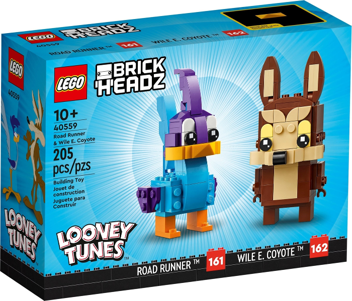 40559 Road Runner™ & Wile E. Coyote™ Brickheadz (Retired) (New Sealed)