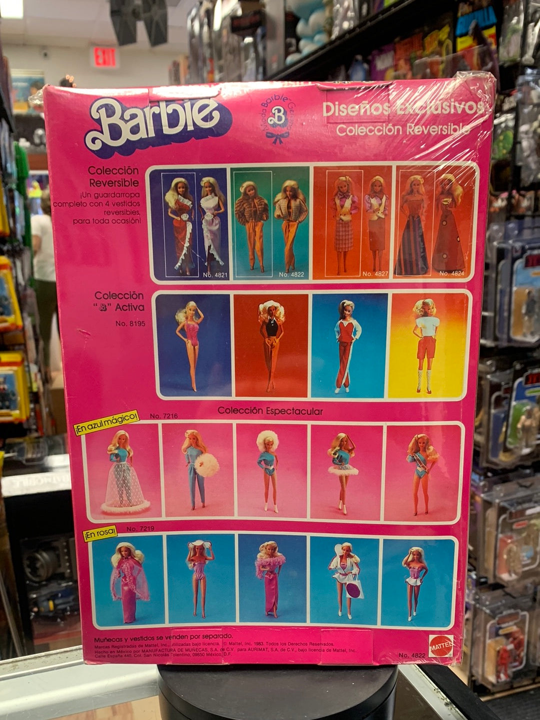 Mexico Deseños Colecciõn Reversible Cocktail 4822(Vintage Barbie, Mattel) product image 9, provided for visual reference and