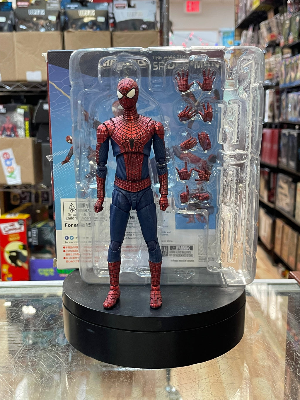 Andrew Garfield Spider-Man (Bandai Tamashii Nations, Marvel) COMPLETE product image 1, provided for visual reference and