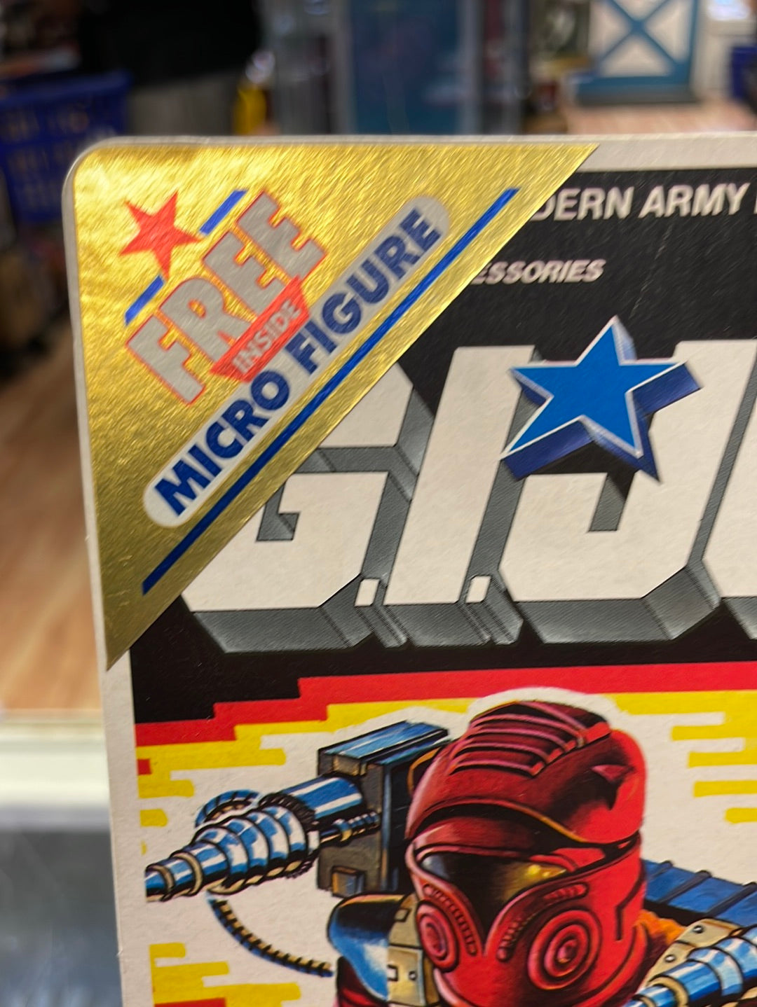 Astro Viper with Micro Figure (Vintage GI Joe, Hasbro) Sealed product image 2, provided for visual reference and product