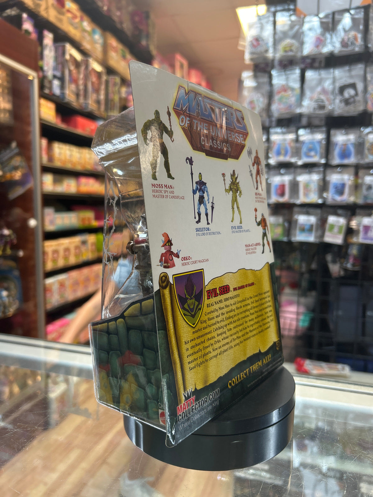 Evil Seed (Mattel, Classics, MOTU) **SEALED** product image 5, provided for visual reference and product detail review