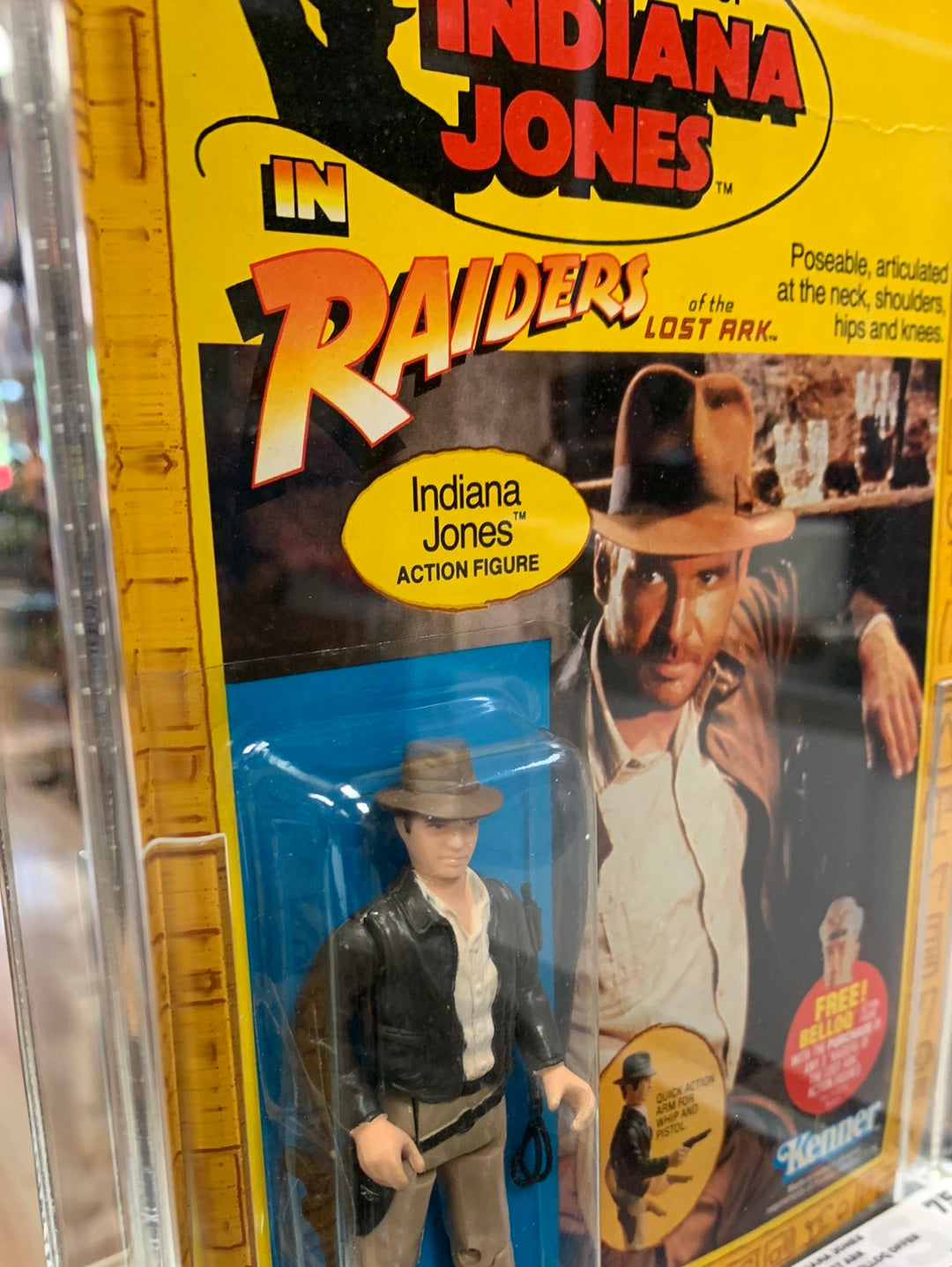 Indiana Jones 4 Back (Indiana Jones ROTA Vintage Kenner) CAS GRADE 75 product image 11, provided for visual reference and