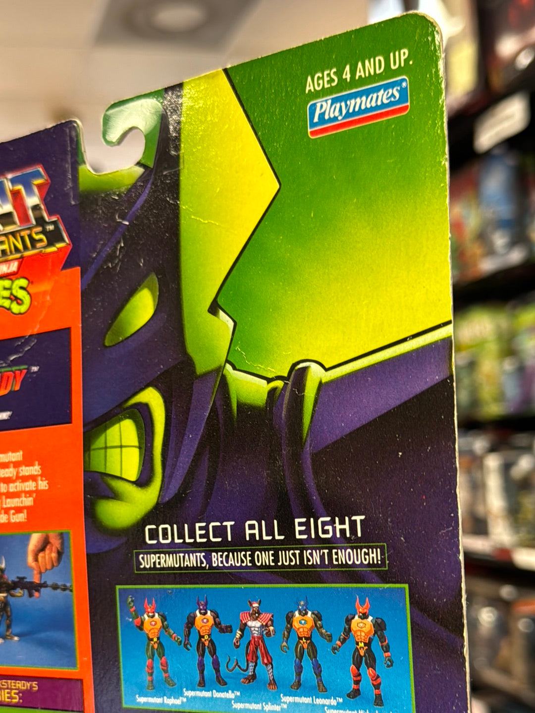 Supermutant Rocksteady 0030 (Vintage TMNT NInja Turtles, Playmates) Sealed product image 13, provided for visual reference