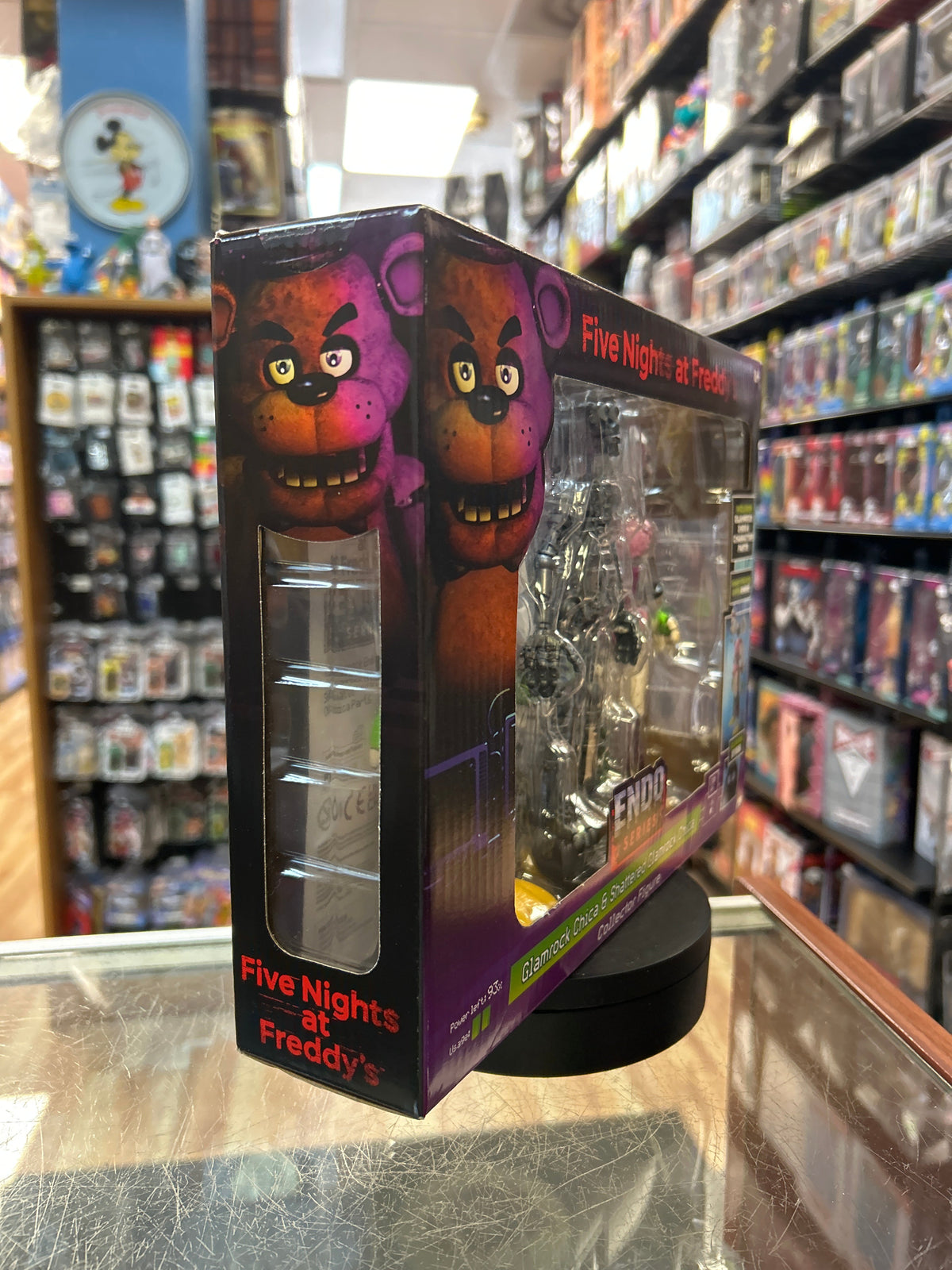 Glamrock Chica & Shattered Glamrock Chica (FNAF, JazWares) **COMPLETE** product image 2, provided for visual reference and