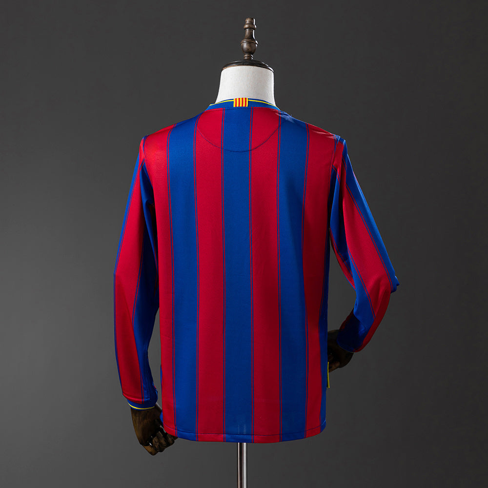 Barcelona Jersey 2009-10 Home Retro Kit Long Sleeves product image 2