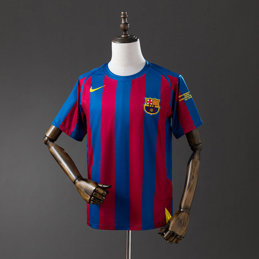 Barcelona Jersey 2005-06 Home Retro Football Kit product image 1