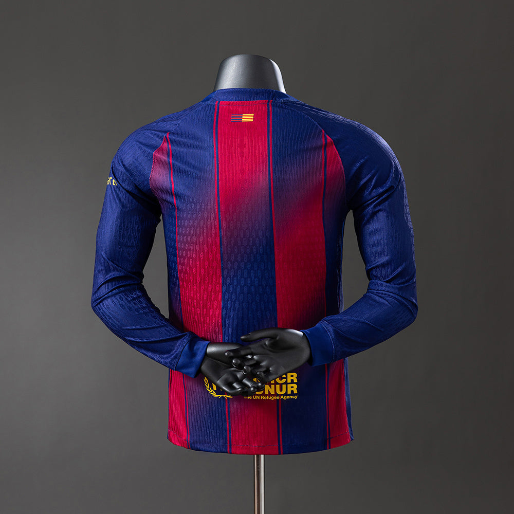 Barcelona Jersey 25/26 Home Football Kit Long Sleeves product image 2